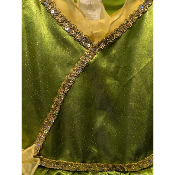 Disguise Disney Tiana Girls 5-6 Princess & The Frog Halloween Costume Dress - Picture 8 of 12
